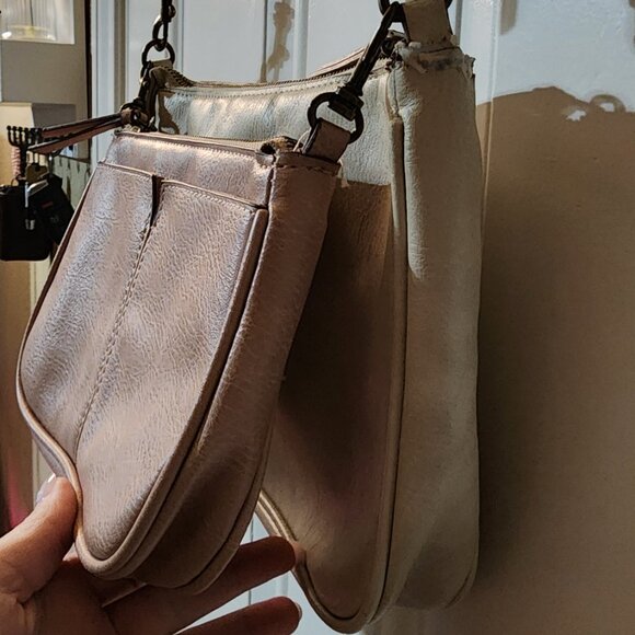 Pink and White Crossbody Bag - Picture 7 of 8